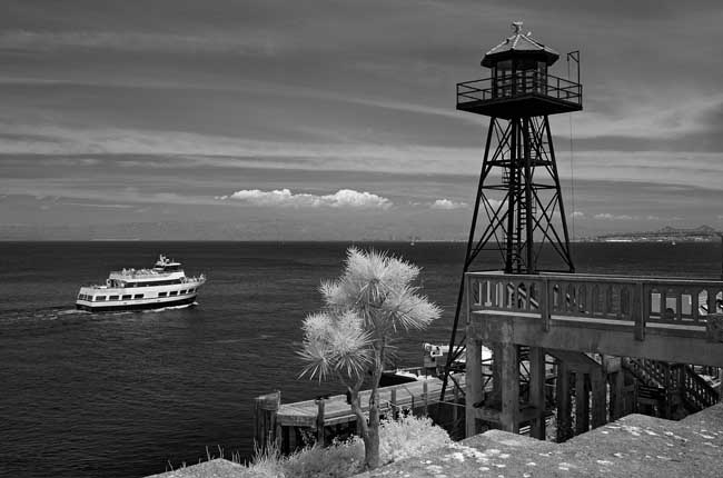 Alcatraz Landing and Boat on Water