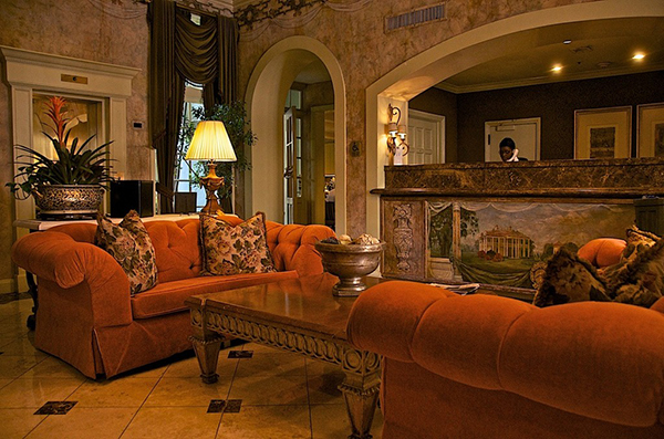 Hotel Lobby in New Orleans