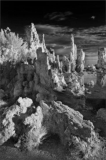 Tufa Formations at Night